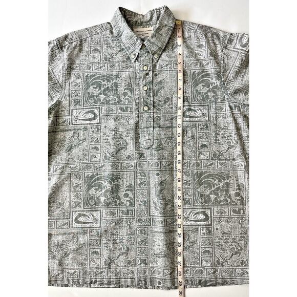 Reyn Spooner Dietrich Varez Vintage Shirt Men XL 1/3 Button Hawaiian Print Rare - Picture 5 of 10
